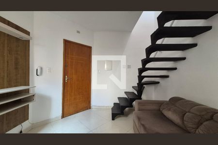 Sala de apartamento para alugar com 2 quartos, 96m² em Vila Bartira, Santo André