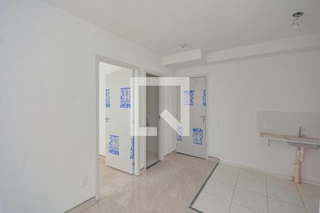 Sala/Cozinha de apartamento para alugar com 2 quartos, 34m² em Veleiros, São Paulo