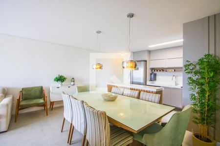 Sala de apartamento à venda com 3 quartos, 90m² em Vila Assunção, Santo André