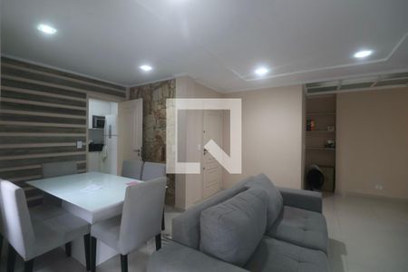 Sala de apartamento para alugar com 3 quartos, 150m² em Jardim Tres Marias, Guarujá