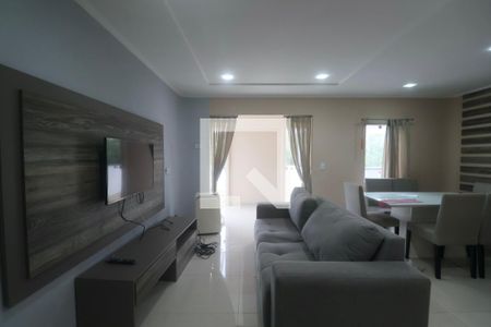 Sala de apartamento para alugar com 3 quartos, 150m² em Jardim Tres Marias, Guarujá