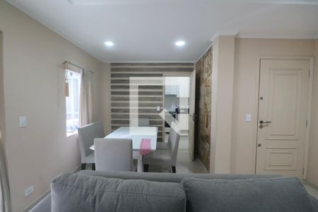 Sala de apartamento para alugar com 3 quartos, 150m² em Jardim Tres Marias, Guarujá