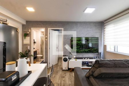 Sala de apartamento para alugar com 1 quarto, 34m² em Barra Funda, São Paulo