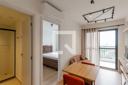 Studio de kitnet/studio para alugar com 1 quarto, 28m² em Indianópolis, São Paulo