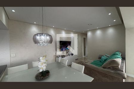 Sala - Sala de Jantar de apartamento à venda com 3 quartos, 80m² em Vila Homero Thon, Santo André