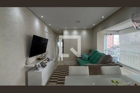Sala - Sala de Jantar de apartamento à venda com 3 quartos, 80m² em Vila Homero Thon, Santo André