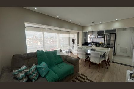 Sala - Sala de Jantar de apartamento à venda com 3 quartos, 80m² em Vila Homero Thon, Santo André