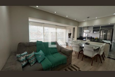 Sala - Sala de Jantar de apartamento à venda com 3 quartos, 80m² em Vila Homero Thon, Santo André