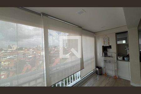 Sala - Sala de Jantar Varanda de apartamento à venda com 3 quartos, 80m² em Vila Homero Thon, Santo André