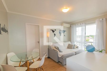 Sala de apartamento para alugar com 1 quarto, 40m² em Igara, Canoas