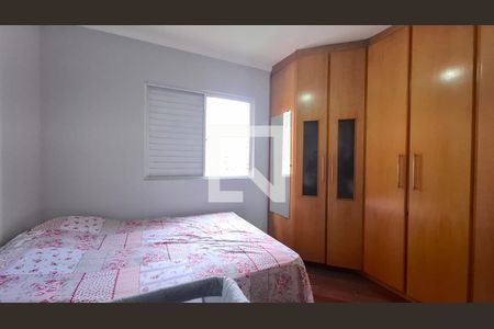 Quarto 1 suíte de casa à venda com 3 quartos, 79m² em Jardim Bela Vista, Santo André