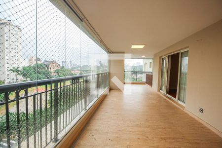 Varanda da Sala de apartamento à venda com 4 quartos, 317m² em Santo Amaro, São Paulo