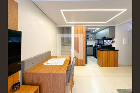 Sala de Jantar de casa de condomínio para alugar com 3 quartos, 112m² em Canasvieiras, Florianópolis