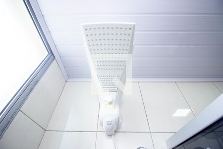 Banheiro da Suíte de apartamento à venda com 3 quartos, 70m² em Parque Turistas, Contagem