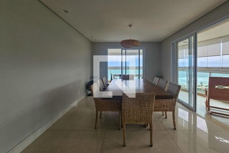 Sala de apartamento para alugar com 5 quartos, 271m² em Jardim Belmar, Guarujá