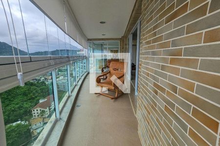 varanda de apartamento para alugar com 5 quartos, 271m² em Jardim Belmar, Guarujá