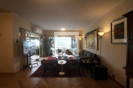 Sala de apartamento para alugar com 3 quartos, 144m² em Vila Luis Antonio, Guarujá