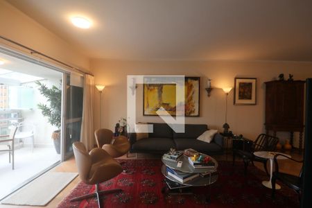 Sala de apartamento para alugar com 3 quartos, 144m² em Vila Luis Antonio, Guarujá