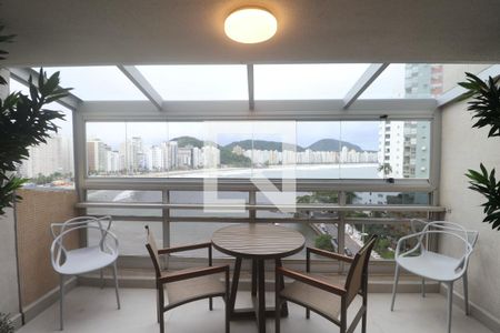 Varanda de apartamento para alugar com 3 quartos, 144m² em Vila Luis Antonio, Guarujá