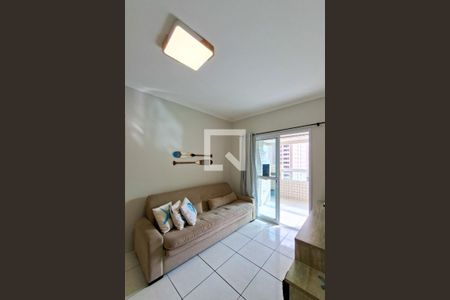 Sala de apartamento para alugar com 1 quarto, 53m² em Aviação, Praia Grande
