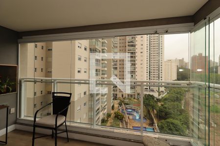 Varanda Gourmet de apartamento à venda com 2 quartos, 92m² em Jardim, Santo André
