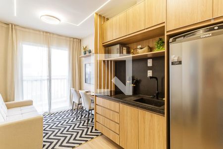 Sala de apartamento para alugar com 1 quarto, 30m² em Vila Olímpia, São Paulo