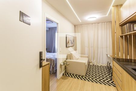 Sala de apartamento para alugar com 1 quarto, 30m² em Vila Olímpia, São Paulo
