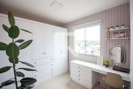 Quarto 2 de apartamento à venda com 2 quartos, 56m² em Arvoredo, Contagem