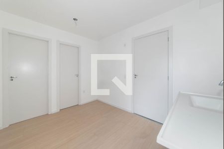 Sala - Cozinha Integrada de apartamento para alugar com 2 quartos, 29m² em Santo Amaro, São Paulo