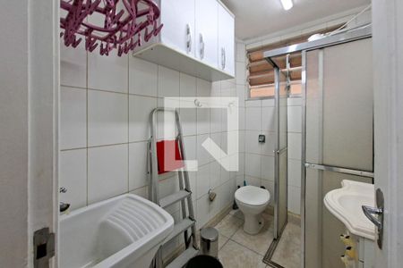 Banheiro  de apartamento para alugar com 1 quarto, 38m² em Guilhermina, Praia Grande