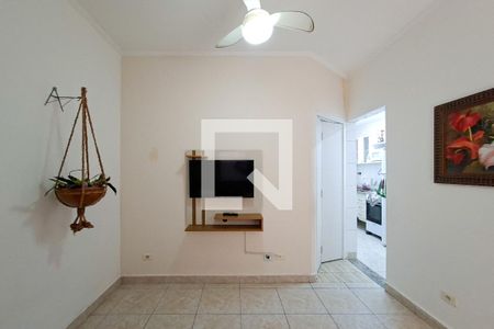 Sala de apartamento para alugar com 1 quarto, 38m² em Guilhermina, Praia Grande