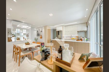 Sala de apartamento à venda com 2 quartos, 76m² em Vila Osasco, Osasco