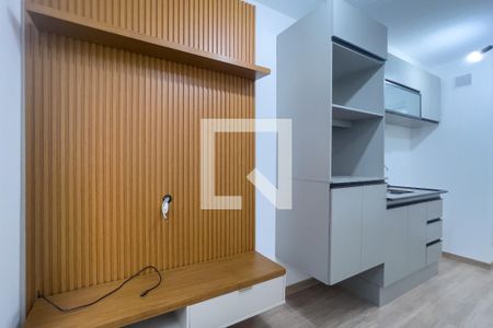 Sala e cozinha de apartamento à venda com 1 quarto, 24m² em Mooca, São Paulo