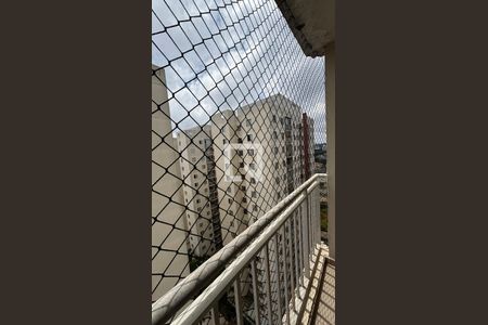 Sala - Sala de Jantar Varanda de apartamento para alugar com 2 quartos, 47m² em Vila Homero Thon, Santo André