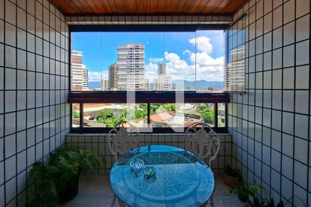 Sacada  de apartamento para alugar com 2 quartos, 87m² em Guilhermina, Praia Grande
