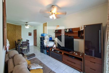 Sala de apartamento para alugar com 2 quartos, 87m² em Guilhermina, Praia Grande