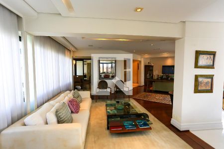 Sala de apartamento à venda com 4 quartos, 350m² em Paraíso do Morumbi, São Paulo