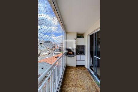 Varanda da Sala de apartamento à venda com 3 quartos, 76m² em Vila Invernada, São Paulo
