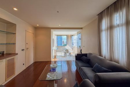 Sala de apartamento à venda com 4 quartos, 140m² em Santo Agostinho, Belo Horizonte