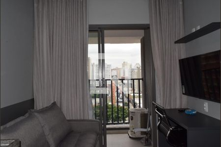 Estúdio - Sala/Cozinha integrados de apartamento para alugar com 1 quarto, 23m² em Pinheiros, São Paulo
