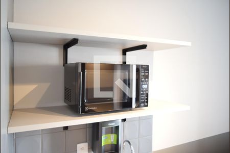 Estúdio - Sala/Cozinha integrados de apartamento para alugar com 1 quarto, 23m² em Pinheiros, São Paulo