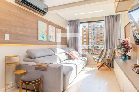 Sala  de apartamento para alugar com 3 quartos, 84m² em Menino Deus, Porto Alegre