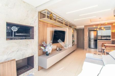 Sala  de apartamento para alugar com 3 quartos, 84m² em Menino Deus, Porto Alegre