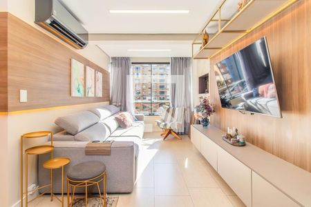 Sala  de apartamento para alugar com 3 quartos, 84m² em Menino Deus, Porto Alegre