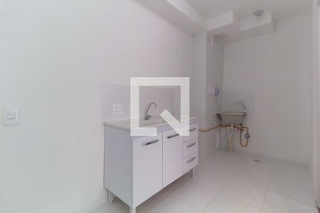 Cozinha de apartamento para alugar com 2 quartos, 33m² em Quinta da Paineira, São Paulo