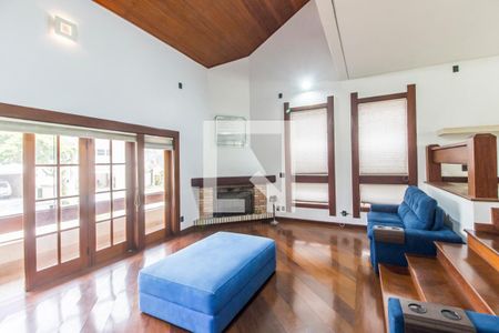 Sala  de casa de condomínio à venda com 5 quartos, 800m² em Residencial Zero (tambore), Santana de Parnaíba