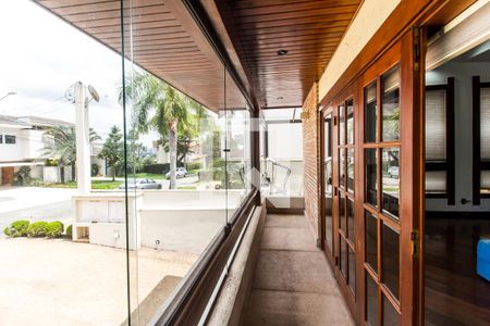 Varanda de casa de condomínio à venda com 5 quartos, 800m² em Residencial Zero (tambore), Santana de Parnaíba