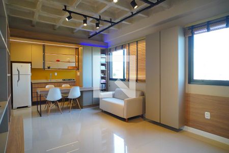 Sala _Quarto de kitnet/studio para alugar com 1 quarto, 30m² em Farroupilha, Porto Alegre