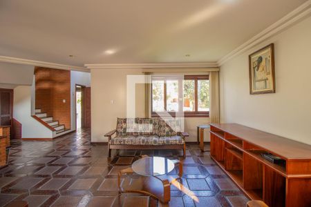 Sala de estar de casa de condomínio para alugar com 3 quartos, 377m² em Jardim Sao Paulo Ii, Cotia