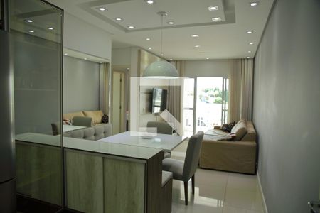 Sala de apartamento para alugar com 2 quartos, 63m² em Jardim das Acacias, São Bernardo do Campo